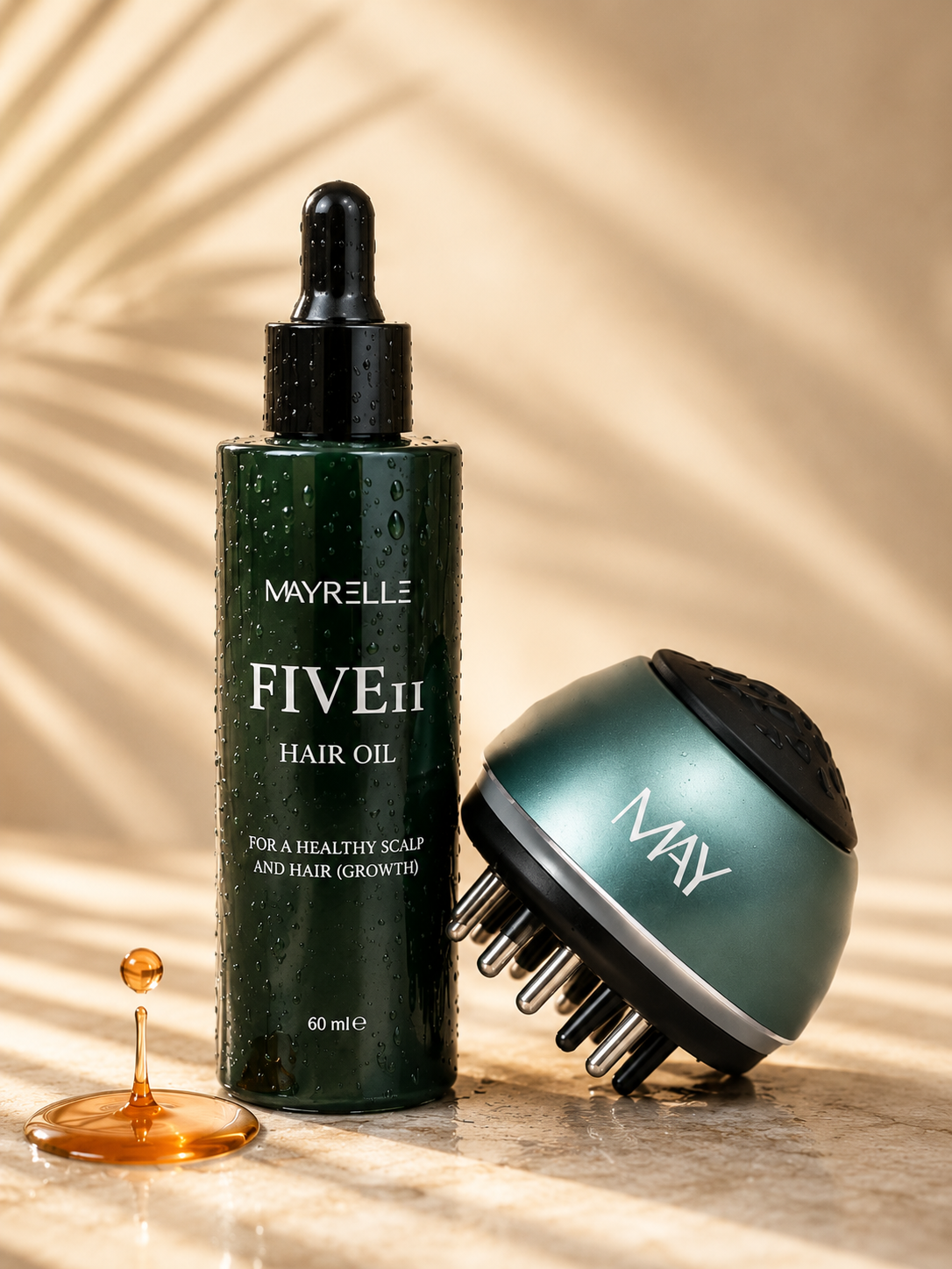 FIVE11 Hair Oil + BOOSH11 Scalp Massager